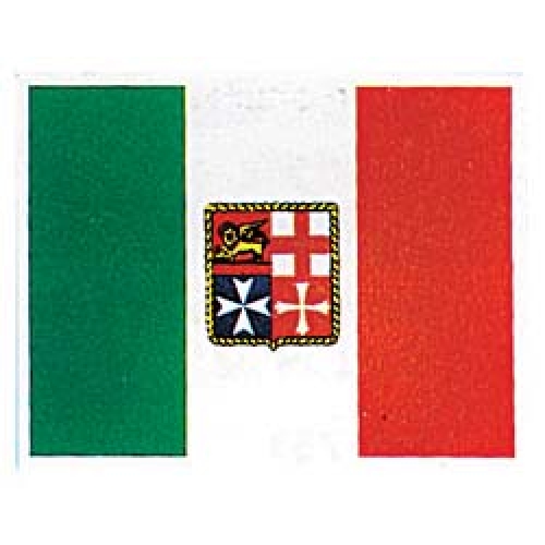 Adesivo bandiera marina mercantile italiana